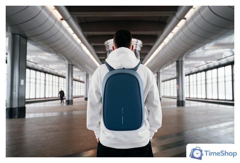 Городской рюкзак XD Design Bobby Hero Regular (голубой) - Изображение №27 — Интернет-магазин Time-Shop