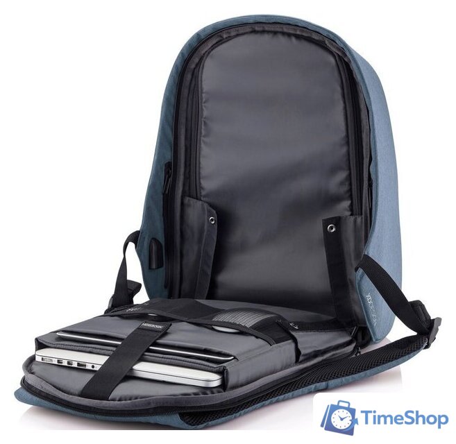 Городской рюкзак XD Design Bobby Hero Regular (голубой) - Изображение №11 — Интернет-магазин Time-Shop