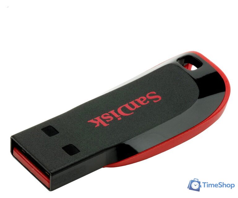 USB Flash SanDisk Cruzer Blade Black 32GB (SDCZ50-032G-B35) - Изображение №2 — Интернет-магазин Time-Shop