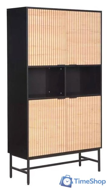 Стеллаж Signal Mago R1 (дуб/черный мат) - Изображение №1 — Интернет-магазин Time-Shop