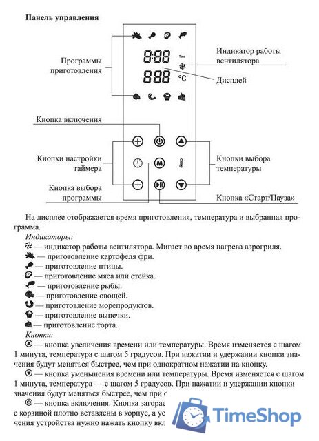 Аэрогриль (аэрофритюрница) Kitfort KT-2227 - Изображение №9 — Интернет-магазин Time-Shop