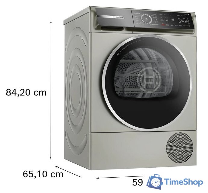 Сушильная машина Bosch Serie 8 WQB246AXPL - Изображение №6 — Интернет-магазин Time-Shop