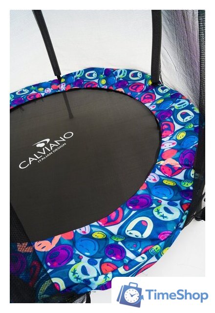 Батут Calviano Master Smile Elastic Band 140 см - 4.5ft (на резинках) - Изображение №3 — Интернет-магазин Time-Shop