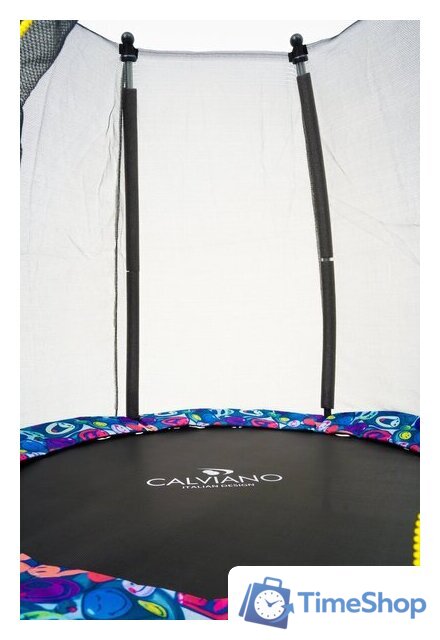 Батут Calviano Master Smile Elastic Band 140 см - 4.5ft (на резинках) - Изображение №2 — Интернет-магазин Time-Shop