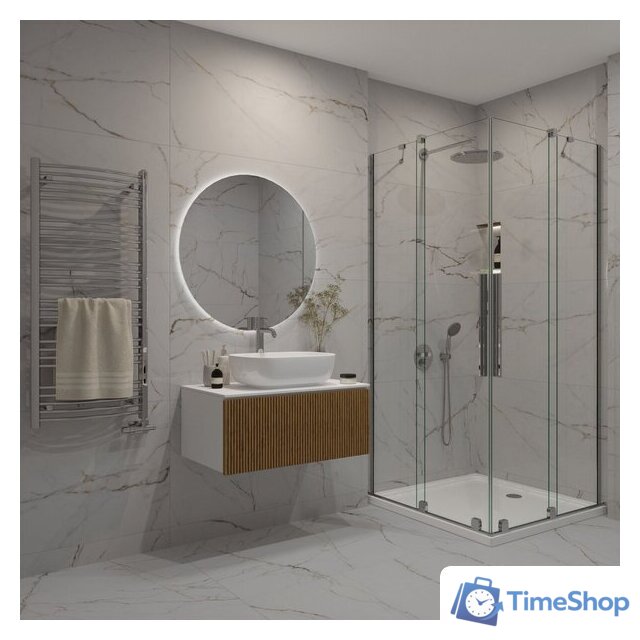  ЗОВ Тумба под умывальник Кито 100 K100LW0MRMC-KP13W (белый/тростник) - Изображение №7 — Интернет-магазин Time-Shop