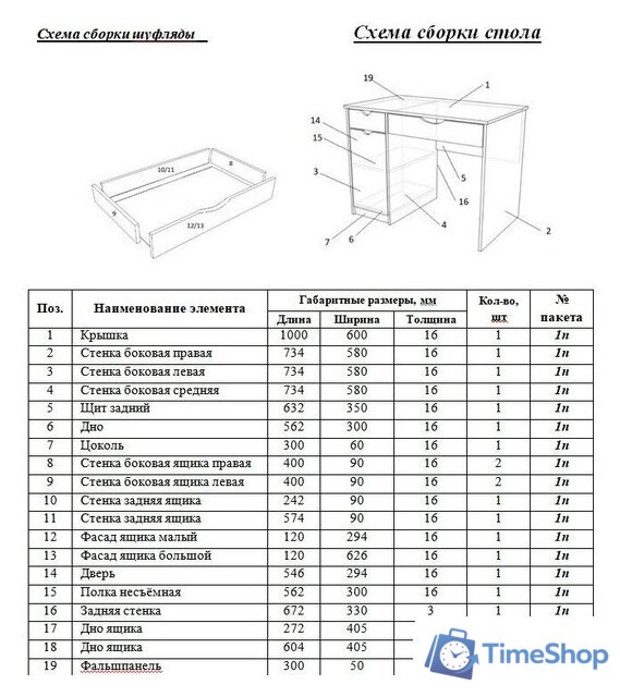 Стол Артём-Мебель Белла СН 119.04 (дуб экспрессив песочный/белый) - Изображение №4 — Интернет-магазин Time-Shop