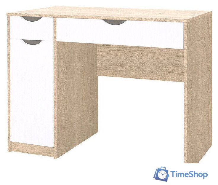 Стол Артём-Мебель Белла СН 119.04 (дуб экспрессив песочный/белый) - Изображение №1 — Интернет-магазин Time-Shop