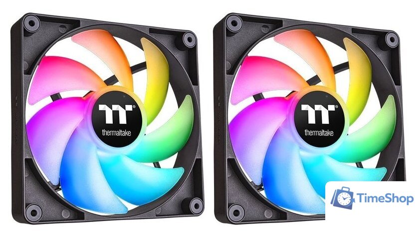 Комплект вентиляторов для корпуса Thermaltake CT120 Sync ARGB 2-Fan Pack CL-F149-PL12SW-A - Изображение №1 — Интернет-магазин Time-Shop