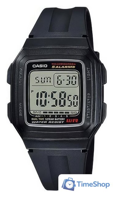 Наручные часы Casio F-201WA-1A - Изображение №1 — Интернет-магазин Time-Shop