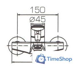Смеситель Bravat Line F65299C-1 - Изображение №2 — Интернет-магазин Time-Shop