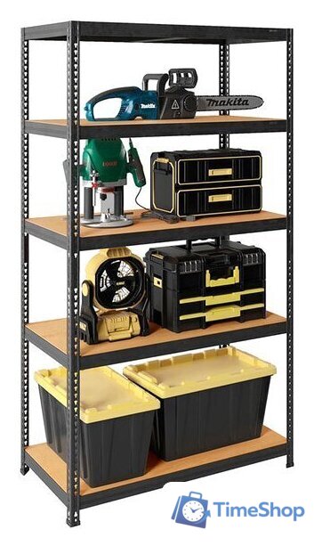 Стеллаж Практик SBL 180KD/120x40/5 (RAL 7016 муар) - Изображение №1 — Интернет-магазин Time-Shop