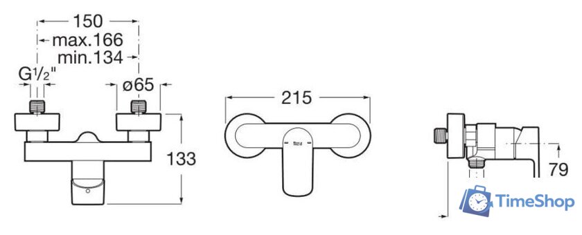 Смеситель Roca Cala A5A216EC00 - Изображение №2 — Интернет-магазин Time-Shop