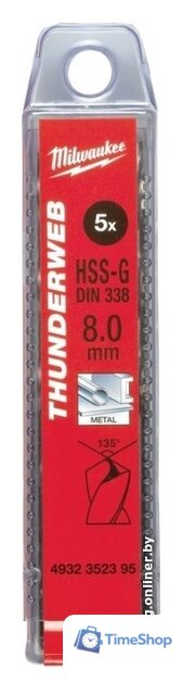 Набор оснастки для электроинструмента Milwaukee 4932352389 (10 предметов) - Изображение №1 — Интернет-магазин Time-Shop