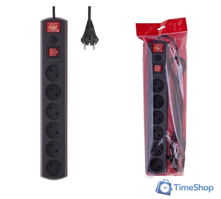 Сетевой фильтр Most LR 6-3-Ч (черный) - Изображение №5 — Интернет-магазин Time-Shop