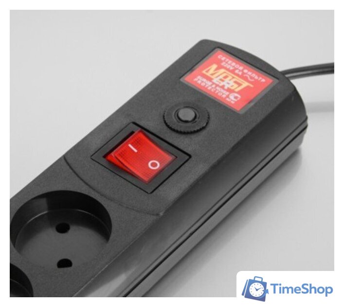 Сетевой фильтр Most LR 6-3-Ч (черный) - Изображение №3 — Интернет-магазин Time-Shop