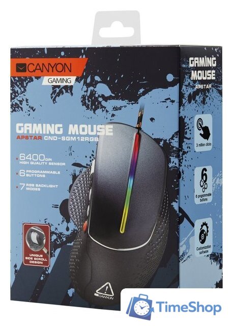 Игровая мышь Canyon CND-SGM12RGB - Изображение №10 — Интернет-магазин Time-Shop