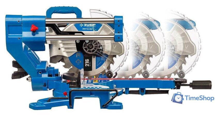 Торцовочная пила Зубр Профессионал ППТ-216-П - Изображение №10 — Интернет-магазин Time-Shop