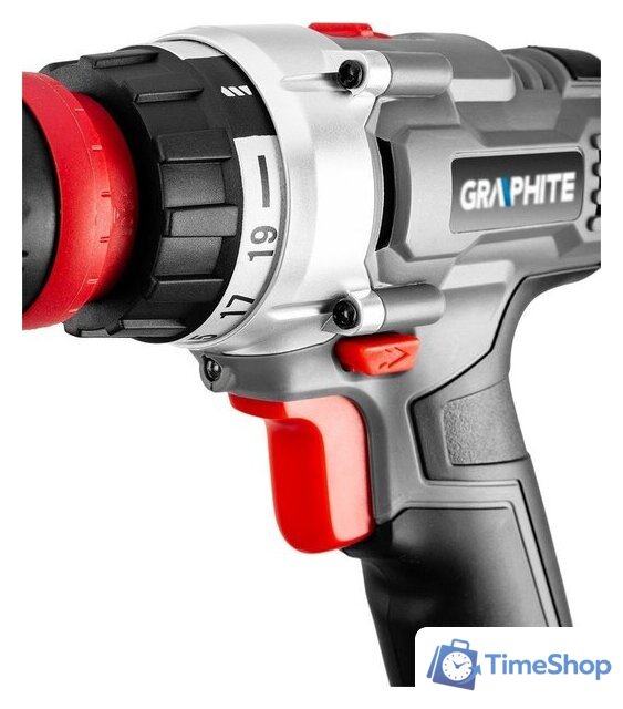 Дрель-шуруповерт GRAPHITE 58G022-SET2 (с 2-мя АКБ, кейс) - Изображение №2 — Интернет-магазин Time-Shop