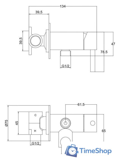 Гигиенический душ Roxen Santi 500940-B (черный матовый) - Изображение №15 — Интернет-магазин Time-Shop