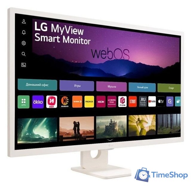 Smart монитор LG MyView Smart Monitor 32SR50F-W - Изображение №7 — Интернет-магазин Time-Shop