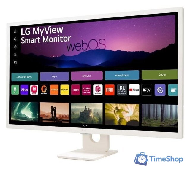 Smart монитор LG MyView Smart Monitor 32SR50F-W - Изображение №8 — Интернет-магазин Time-Shop