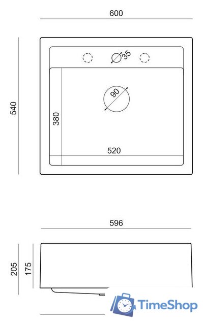 Кухонная мойка Quadron HCQB6054U1PVDC1 - Изображение №5 — Интернет-магазин Time-Shop