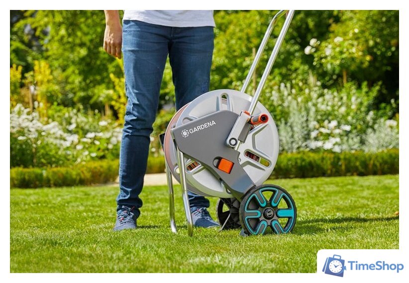 Тележка для шланга Gardena Тележка для шланга AquaRoll M 18541-20 - Изображение №4 — Интернет-магазин Time-Shop