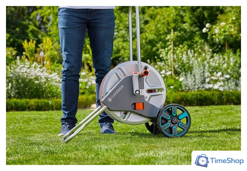Тележка для шланга Gardena Тележка для шланга AquaRoll M 18541-20 - Изображение №3 — Интернет-магазин Time-Shop