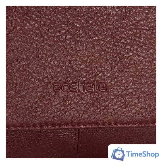 Женская сумка Poshete 827-3641D-BRD (бордовый) - Изображение №3 — Интернет-магазин Time-Shop