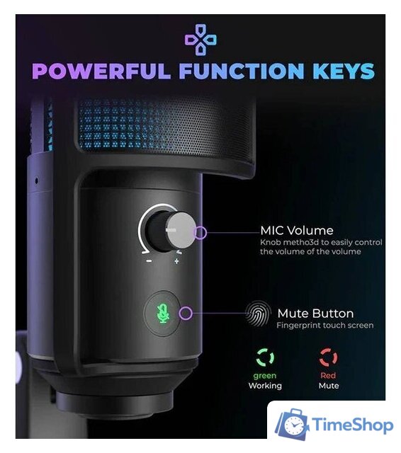 Проводной микрофон FIFINE T669 Pro 3 - Изображение №4 — Интернет-магазин Time-Shop