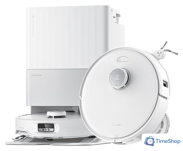 Робот-пылесос Roborock Qrevo Edge QRE02-02 (евровилка, с русской озвучкой, белый) - Изображение №1 — Интернет-магазин Time-Shop