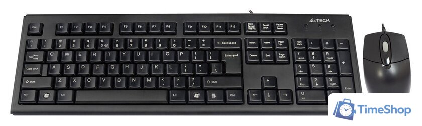 Офисный набор A4Tech KRS-8372 USB Black - Изображение №1 — Интернет-магазин Time-Shop