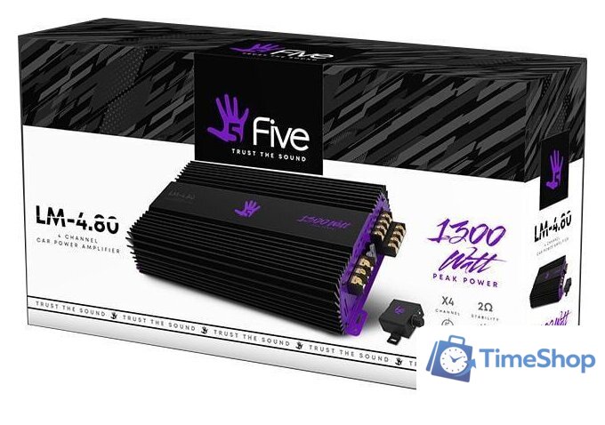 Автомобильный усилитель Five LM-4.80 - Изображение №2 — Интернет-магазин Time-Shop