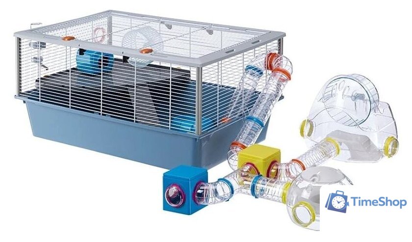 Клетка Ferplast Criceti 15 57011811W2 (синий) - Изображение №3 — Интернет-магазин Time-Shop