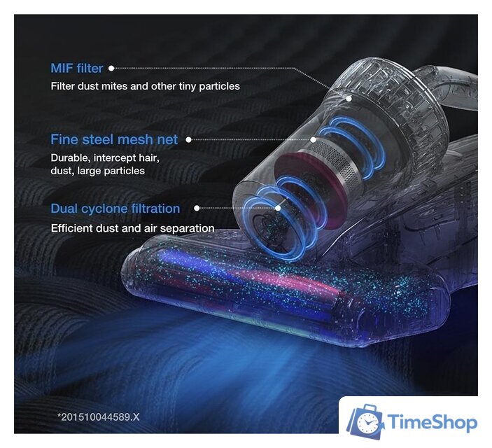 Пылесос для удаления пылевых клещей Jimmy BX7 Pro (серебристый) - Изображение №4 — Интернет-магазин Time-Shop