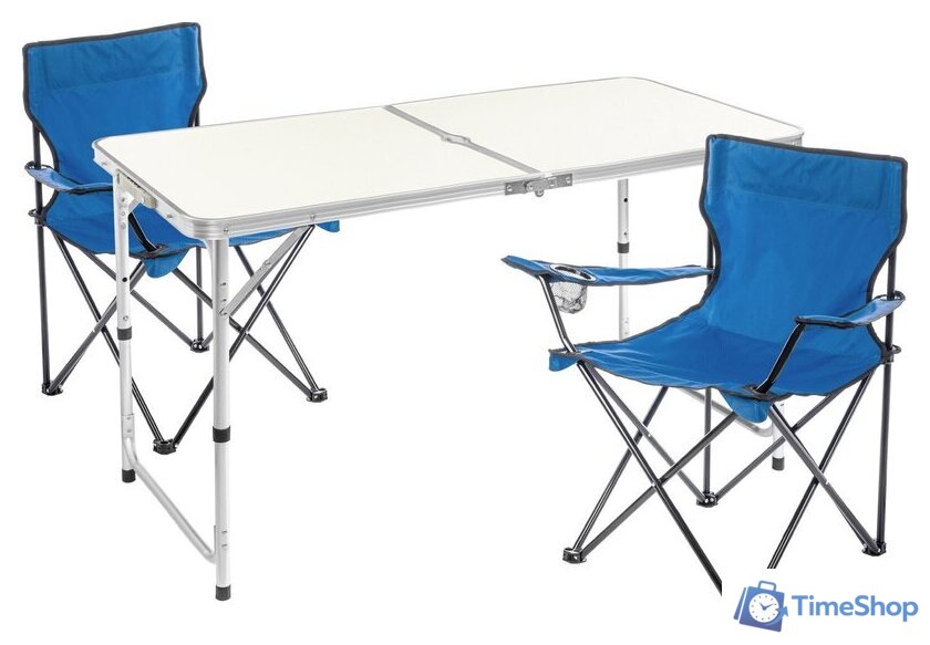 Стол со стульями Sundays ZC-CT003/ZC-CC005 (синий) - Изображение №1 — Интернет-магазин Time-Shop