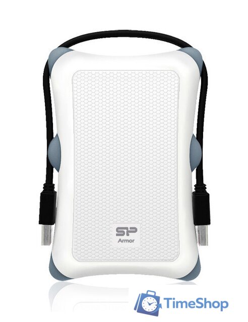 Внешний накопитель Silicon-Power Armor A30 1TB White (SP010TBPHDA30S3W) - Изображение №2 — Интернет-магазин Time-Shop