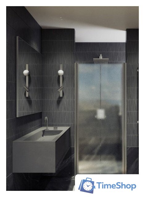 Душевая дверь MaybahGlass 198x89 MGD-436-5 (сатин стекло/хром матовый) - Изображение №2 — Интернет-магазин Time-Shop