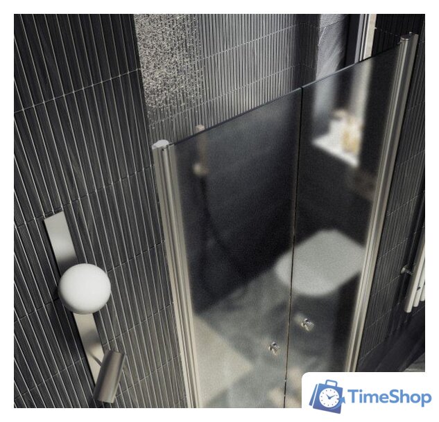 Душевая дверь MaybahGlass 198x89 MGD-436-5 (сатин стекло/хром матовый) - Изображение №5 — Интернет-магазин Time-Shop