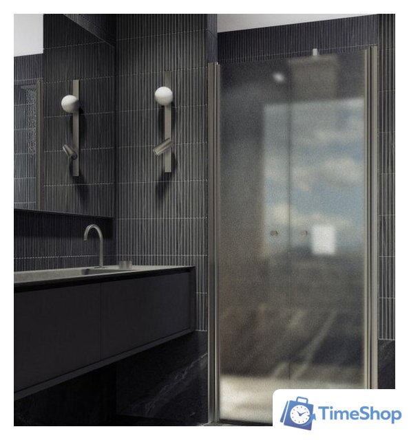 Душевая дверь MaybahGlass 198x89 MGD-436-5 (сатин стекло/хром матовый) - Изображение №3 — Интернет-магазин Time-Shop