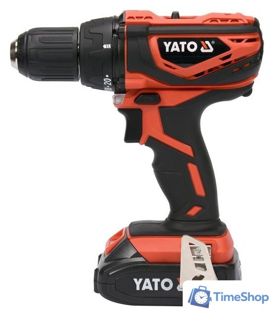 Дрель-шуруповерт Yato YT-82782 (с 1-им АКБ, кейс) - Изображение №2 — Интернет-магазин Time-Shop
