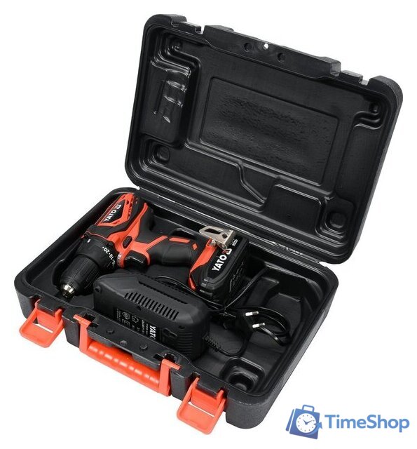 Дрель-шуруповерт Yato YT-82782 (с 1-им АКБ, кейс) - Изображение №3 — Интернет-магазин Time-Shop