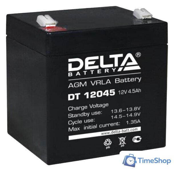 Аккумулятор для ИБП Delta DT 12045 (12В/4.5 А·ч) - Изображение №1 — Интернет-магазин Time-Shop
