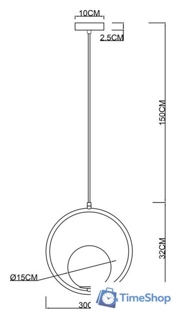 Подвесная люстра Arte Lamp Matisse A7741SP-1AB - Изображение №4 — Интернет-магазин Time-Shop