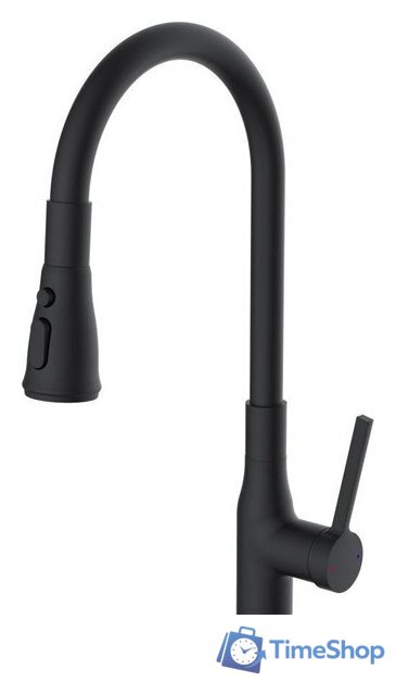 Смеситель Econoce D35 730 EC0733BL (черный) - Изображение №1 — Интернет-магазин Time-Shop