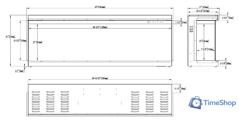 Электрокамин Aflamo Superb 60 - Изображение №8 — Интернет-магазин Time-Shop