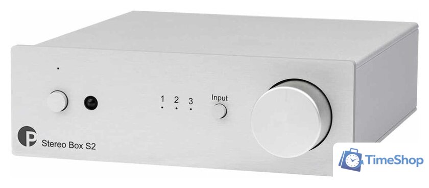 Интегральный усилитель Pro-Ject Stereo Box S2 (серебристый) - Изображение №1 — Интернет-магазин Time-Shop