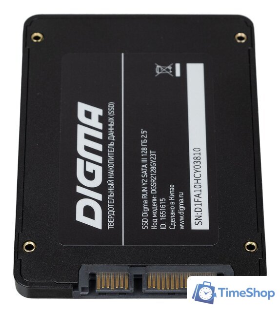 SSD Digma Run Y2 128GB DGSR2128GY23T - Изображение №6 — Интернет-магазин Time-Shop
