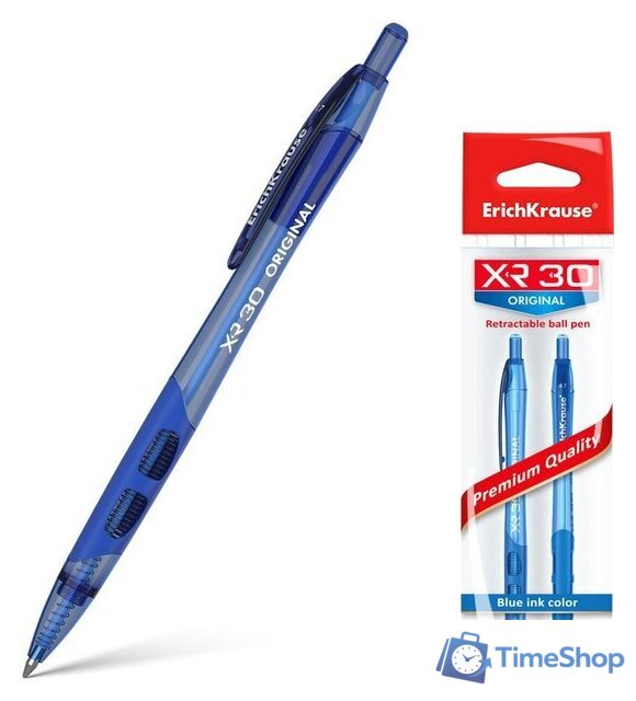 Набор шариковых ручек Erich Krause XR-30 Original синий 43620 (12 шт) - Изображение №2 — Интернет-магазин Time-Shop
