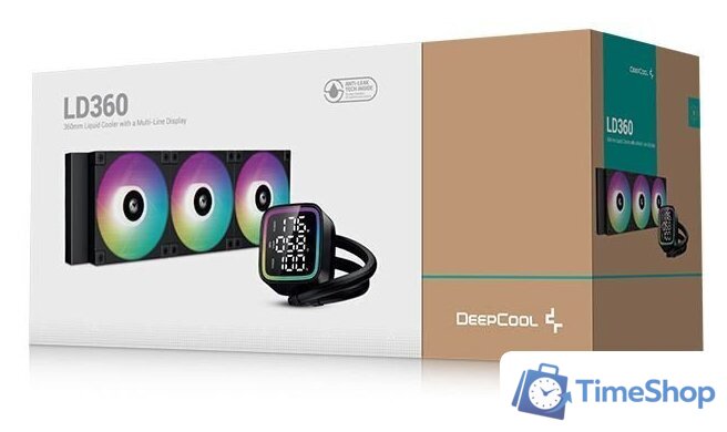 Система жидкостного охлаждения для процессора DeepCool LD360 R-LD360-BKMSN-G-1 - Изображение №5 — Интернет-магазин Time-Shop